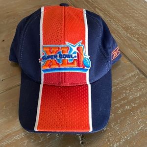 Reebok Super Bowl XLI Baseball Cap Hat Blue Orange NWOT